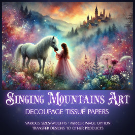 Papel De Seda Colorido castillo de cuento de hadas y desenlace C