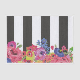 Papel De Seda Colorido estriba de alfileres vibrante Collage flo