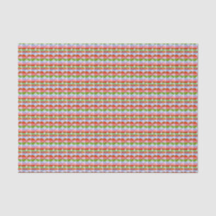 Papel De Seda Colorido multicolor alegre a rayas