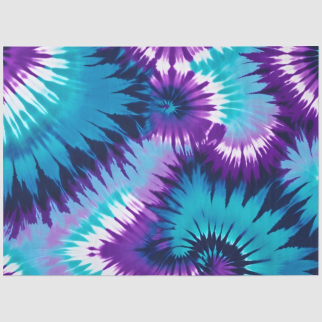 Papel De Seda Colorido Tejido de arte de tinte (Anverso)