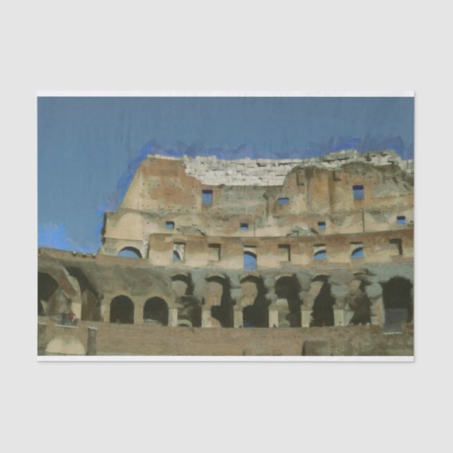 Papel De Seda Colosseo, Roma (Anverso)