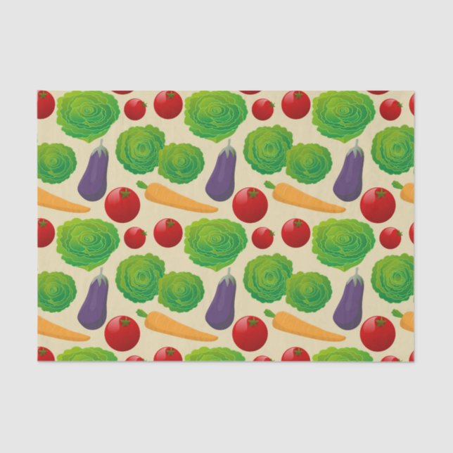 Papel De Seda Coma tus vegetales (Anverso)