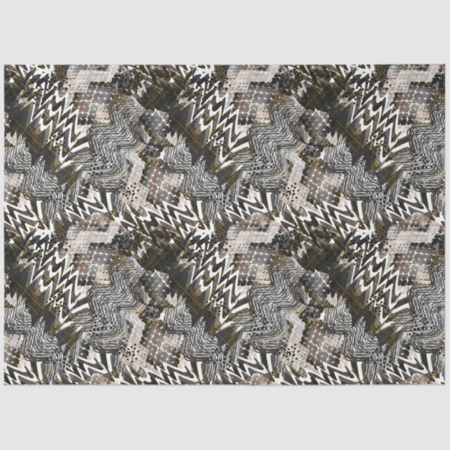 Papel De Seda Combinado, étnico, africano. (Anverso)