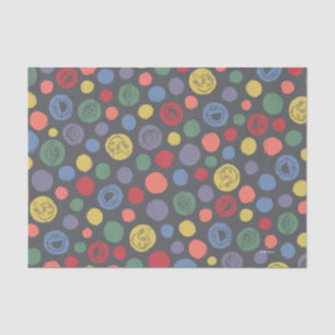 Papel De Seda Combinando el patrón de puntos de la polka