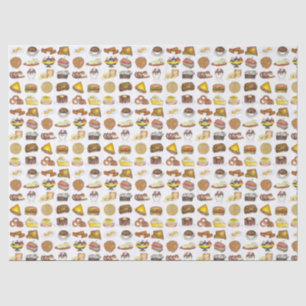 Papel De Seda Comedor clásico americano de almuerzo contador de 