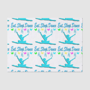 PAPEL DE SEDA COMER, DORMIR, BAILAR DISEÑO BALLERINA