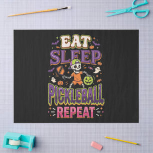 Papel De Seda Comer Dormir Pickleball Repetir Pickleball