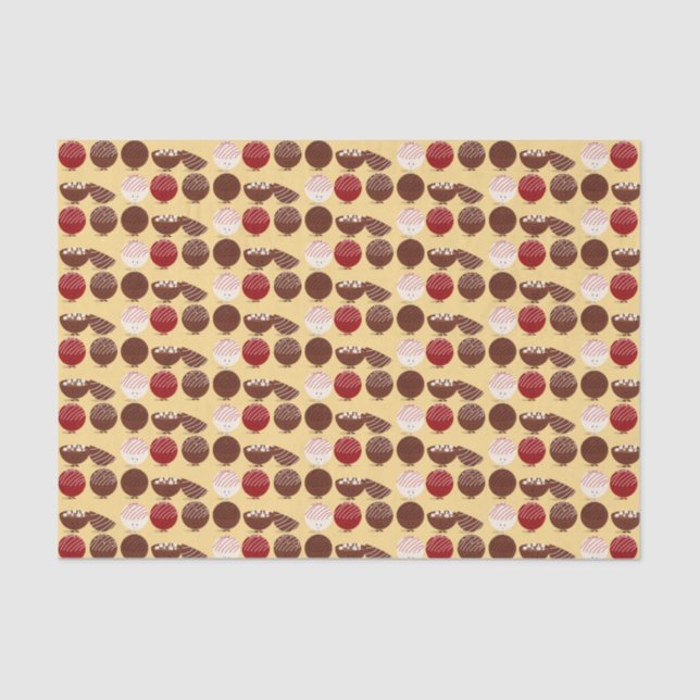 Papel De Seda Comida de la bomba de chocolate caliente (Anverso)