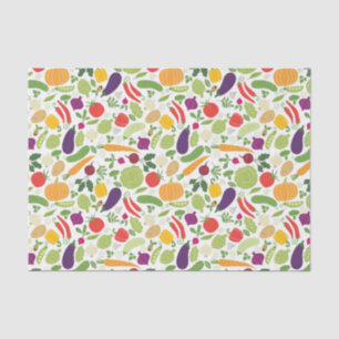 Papel De Seda Comida en un fondo blanco