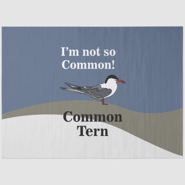 Papel De Seda Common Tern Seabird Bird Funny (Anverso)