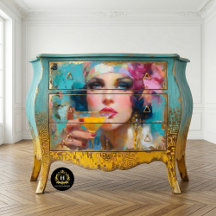 Cómoda Art Deco Decoupage