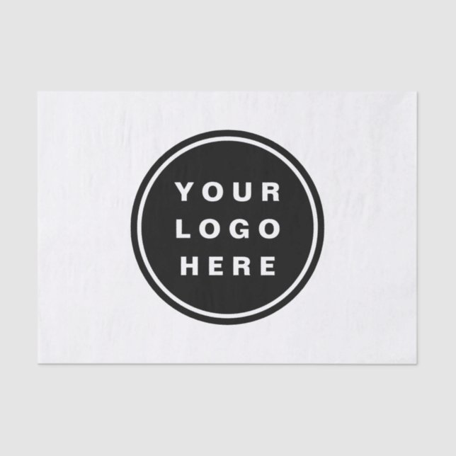 Papel De Seda Compañía comercial promocional con logotipos de em (Anverso)
