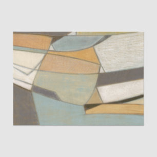 Papel De Seda Composición abstracta con colores silenciados