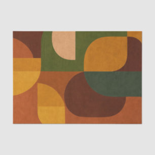 Papel De Seda Composición abstracta modernista de mediados de si
