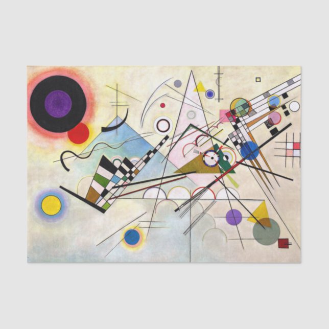 Papel De Seda Composición de Kandinsky 8 (Anverso)