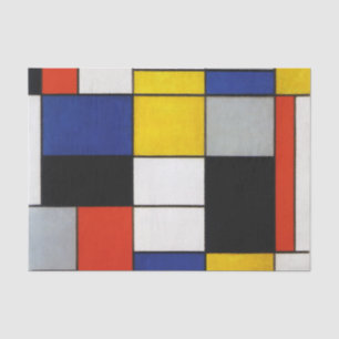 Papel De Seda Composición, Mondrian