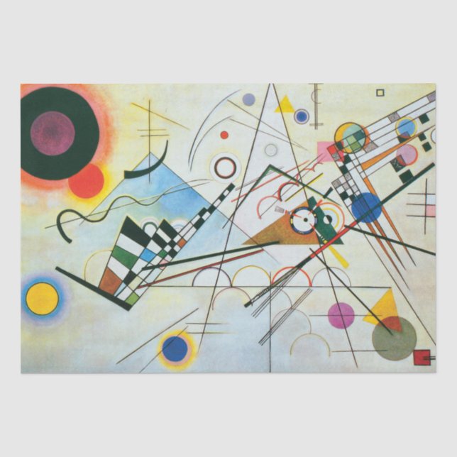 Papel De Seda Composición VIII de Wassily Kandinsky  (Anverso)