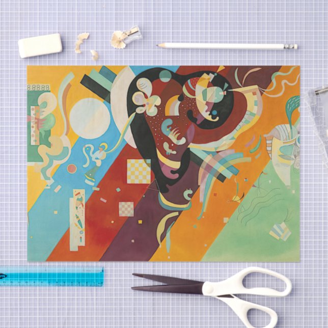 Papel De Seda Composition IX, Wassily Kandinsky (Artesanía)