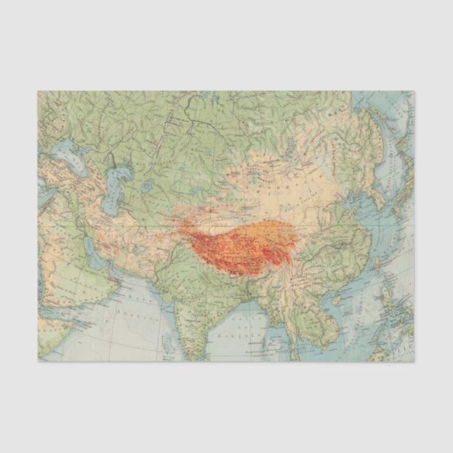 Papel De Seda Comprobación de 8485 Asia (Anverso)