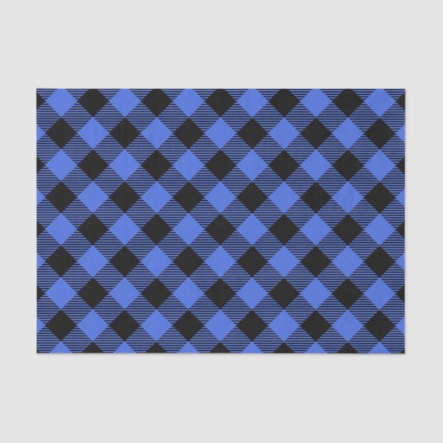 Papel De Seda Comprobación de búfalo Decoración de lumberjack az (Anverso)