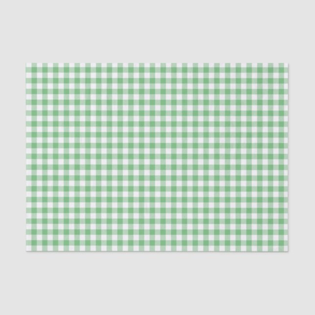 Papel De Seda Comprobación de las placas de Gingham (Anverso)