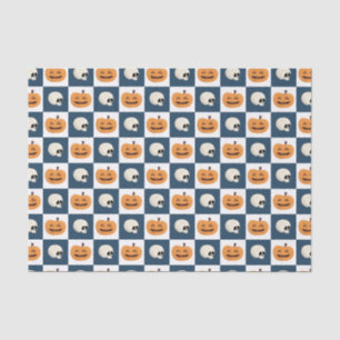 Papel De Seda Comprobaciones de calaveras y calabazas