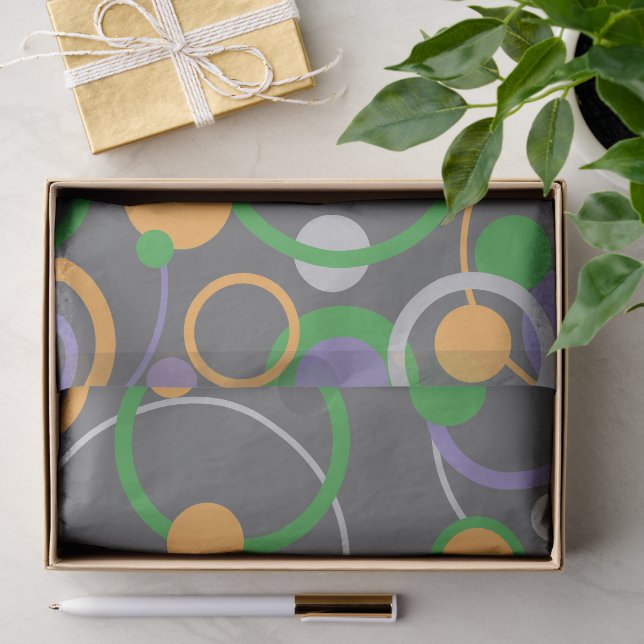 Papel de seda con burbujas de fantasía secundaria (Regalo )