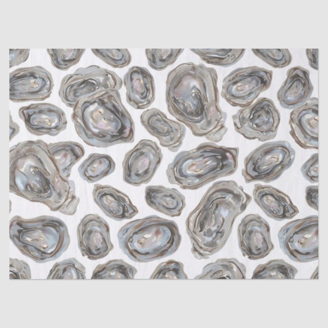 Papel de seda con concha de ostra  (Anverso)