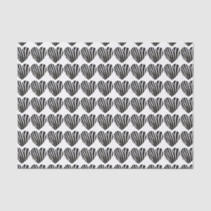 Papel de seda con estampado de cebra genial