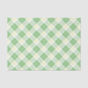 Papel de seda con estampado de diamantes a cuadros