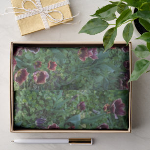 Papel de seda con foto floral
