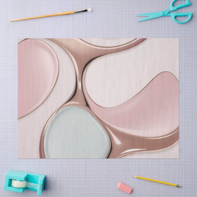 Papel de seda con gráfico abstracto elegante (Artesanía)