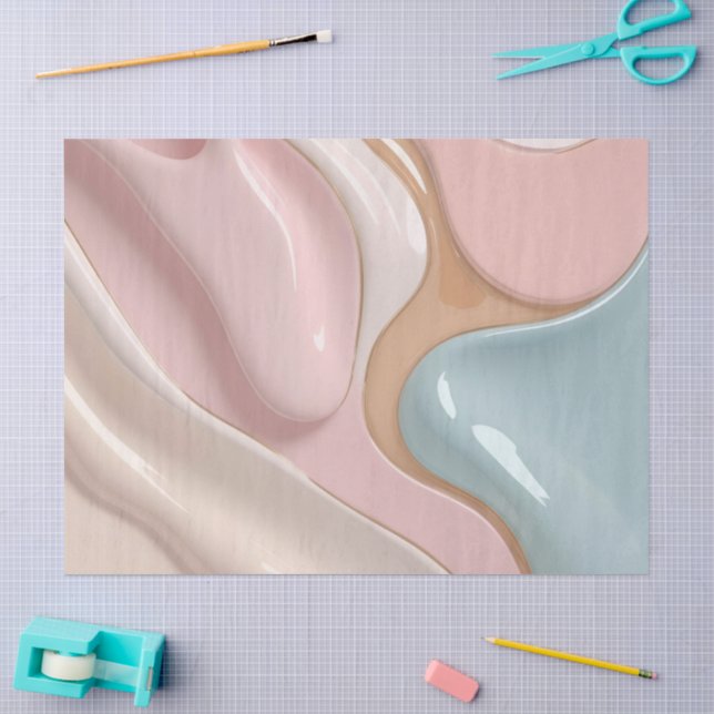 Papel de seda con gráfico abstracto elegante (Artesanía)