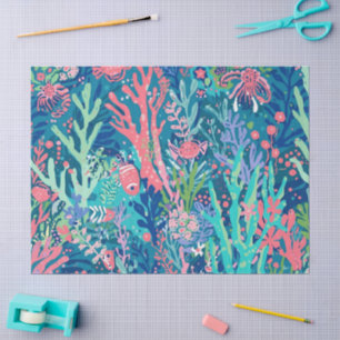 Papel de seda con gráfico elegante