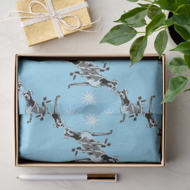 Papel de seda con grandes daneses (Regalo )