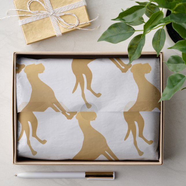 Papel de seda con grandes daneses (Regalo )