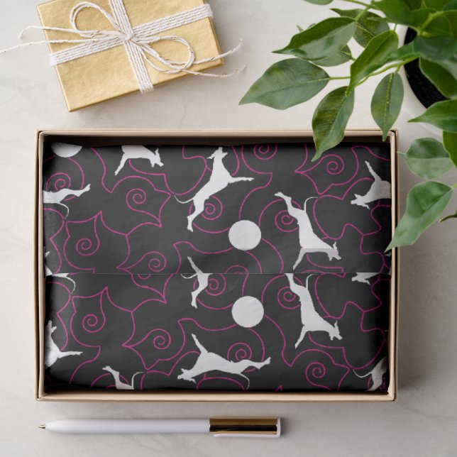 Papel de seda con grandes daneses (Regalo )