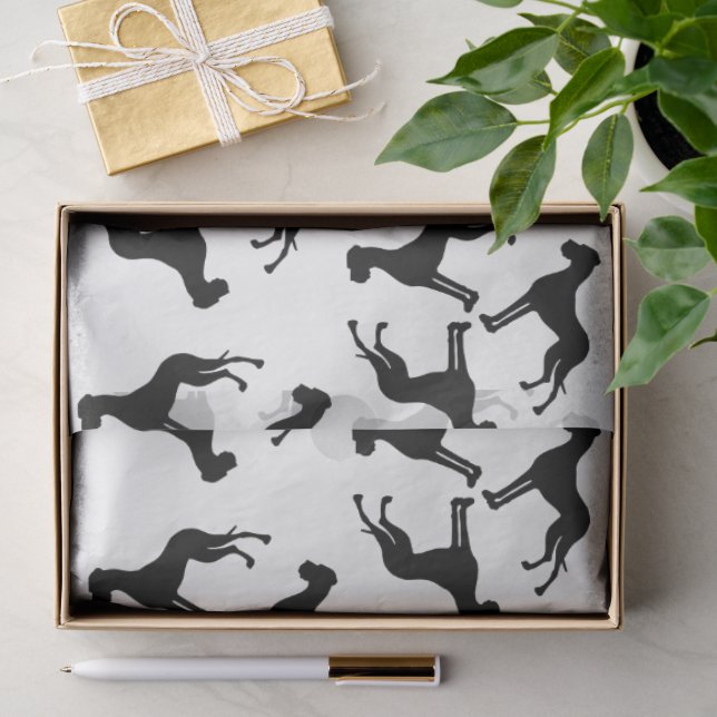 Papel de seda con grandes daneses (Regalo )