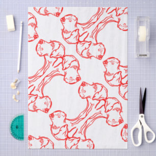 Papel de seda con grandes daneses