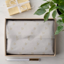 Papel de seda con letra dorada elegante de Feliz N