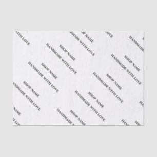 Papel de seda con logotipo de tienda personalizado