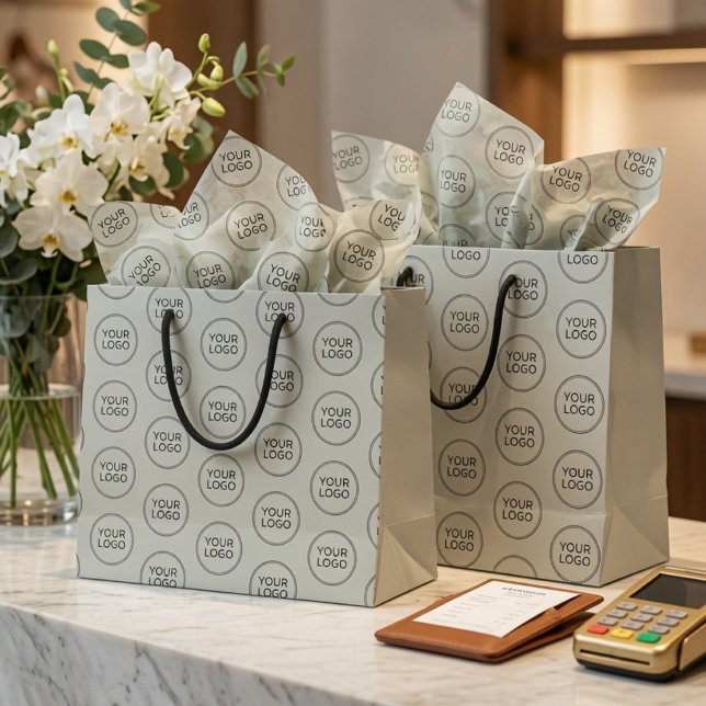 Papel de seda con logotipo personalizado | Negocio (Subido por el creador)