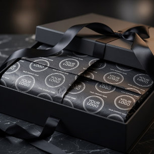 Papel de seda con logotipo personalizado y nombre