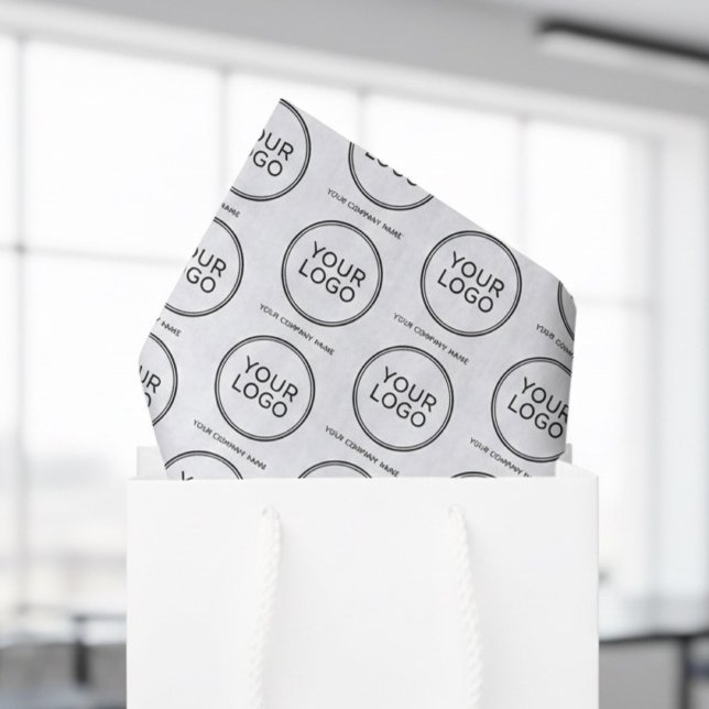 Papel de seda con logotipo personalizado y nombre  (Subido por el creador)
