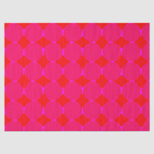 Papel de seda con patrón de diamantes en rosa y na