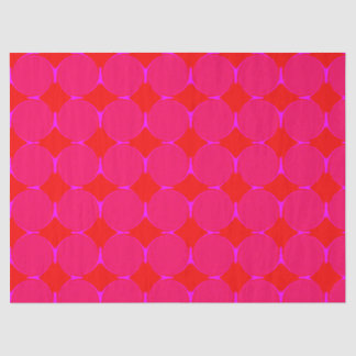 Papel de seda con patrón de diamantes en rosa y na