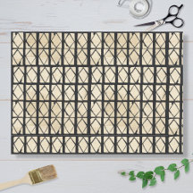 Papel de seda con patrón de diamantes inspirado en