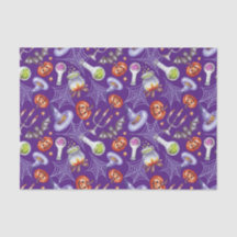 Papel de seda con patrón de elementos vintage de H
