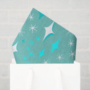 Papel de seda con patrón de estrellas retro en ver