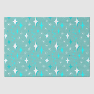 Papel de seda con patrón de estrellas retro en ver